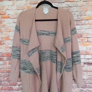 DressBarn Sunday / Pink Striped Sweater